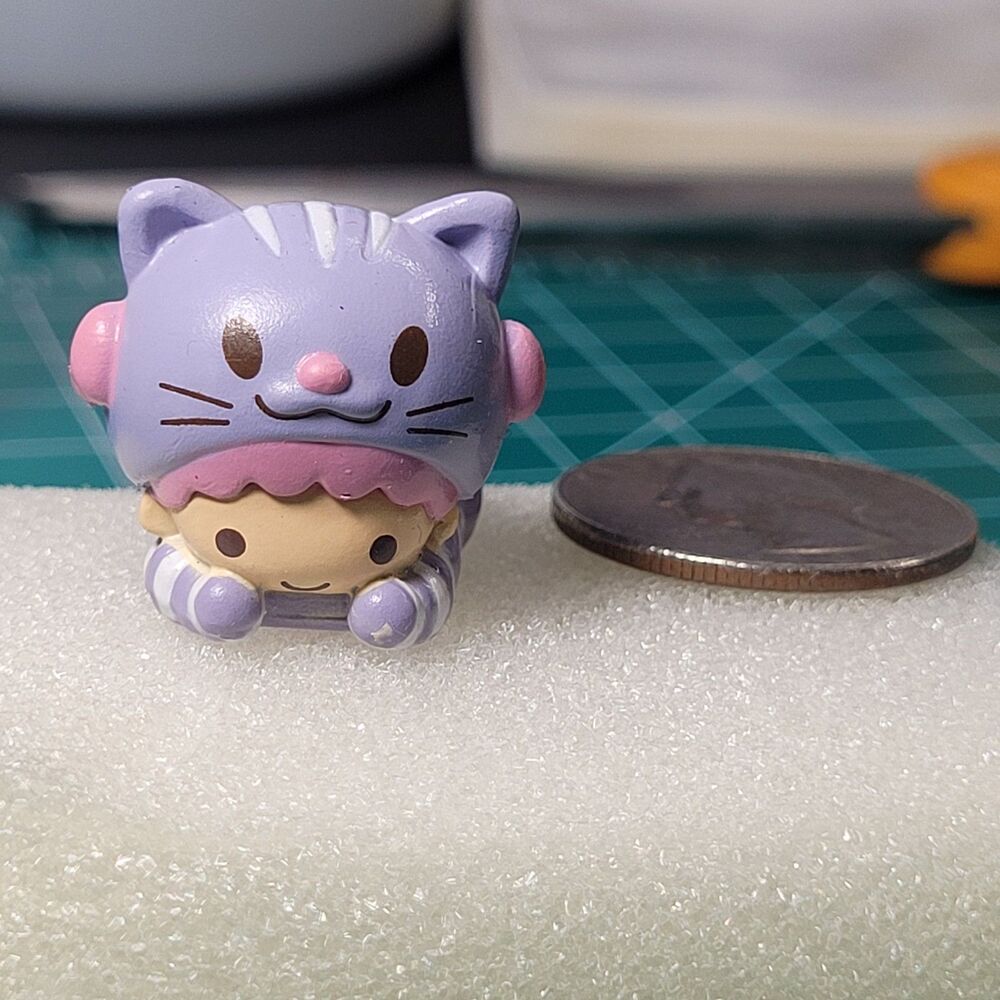 Kiki - Sanrio Little Twin Stars Purple Cat Costume Mini Figure
